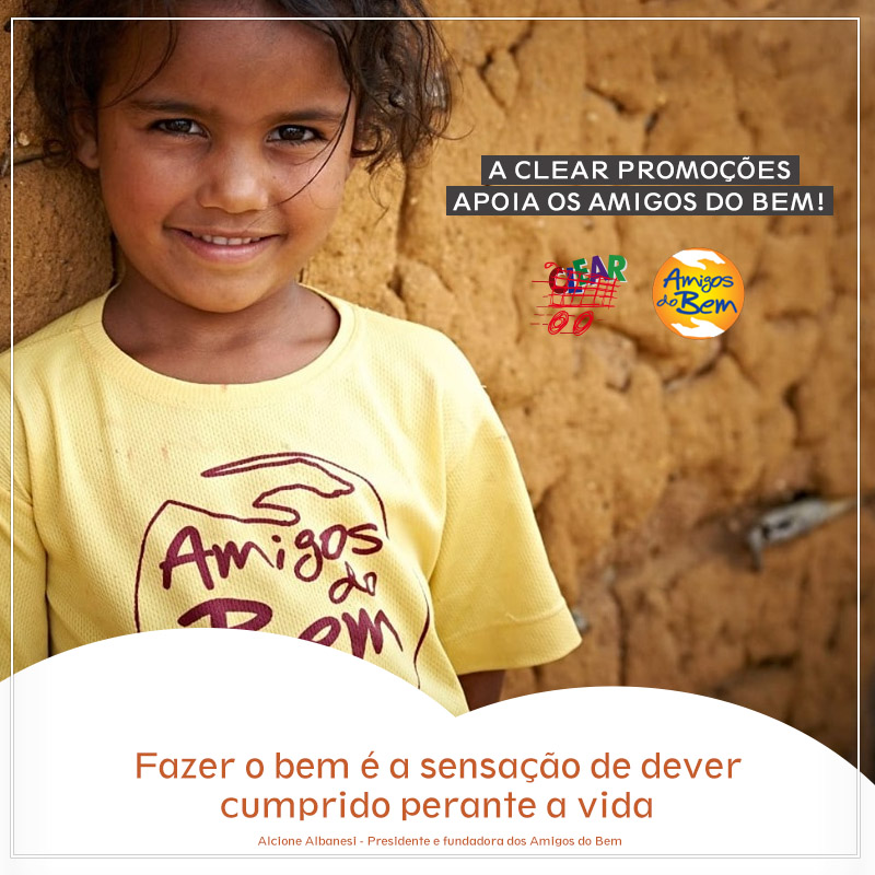 clear promoções -amigos do bem